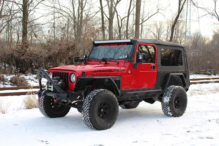 Fishbone 1997-2006 TJ Wrangler Front and Rear Tube Fender Set