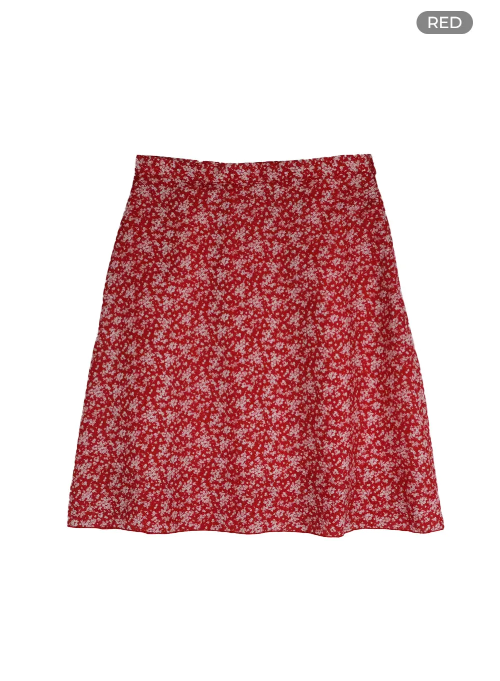 Floral Midi Skirt IF423