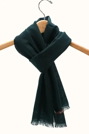 Forest Green Cashmere Scarf