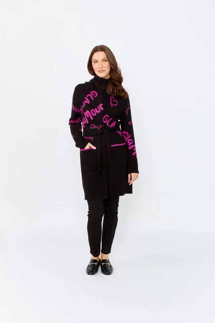 Frank Lyman Printed Knit Coat