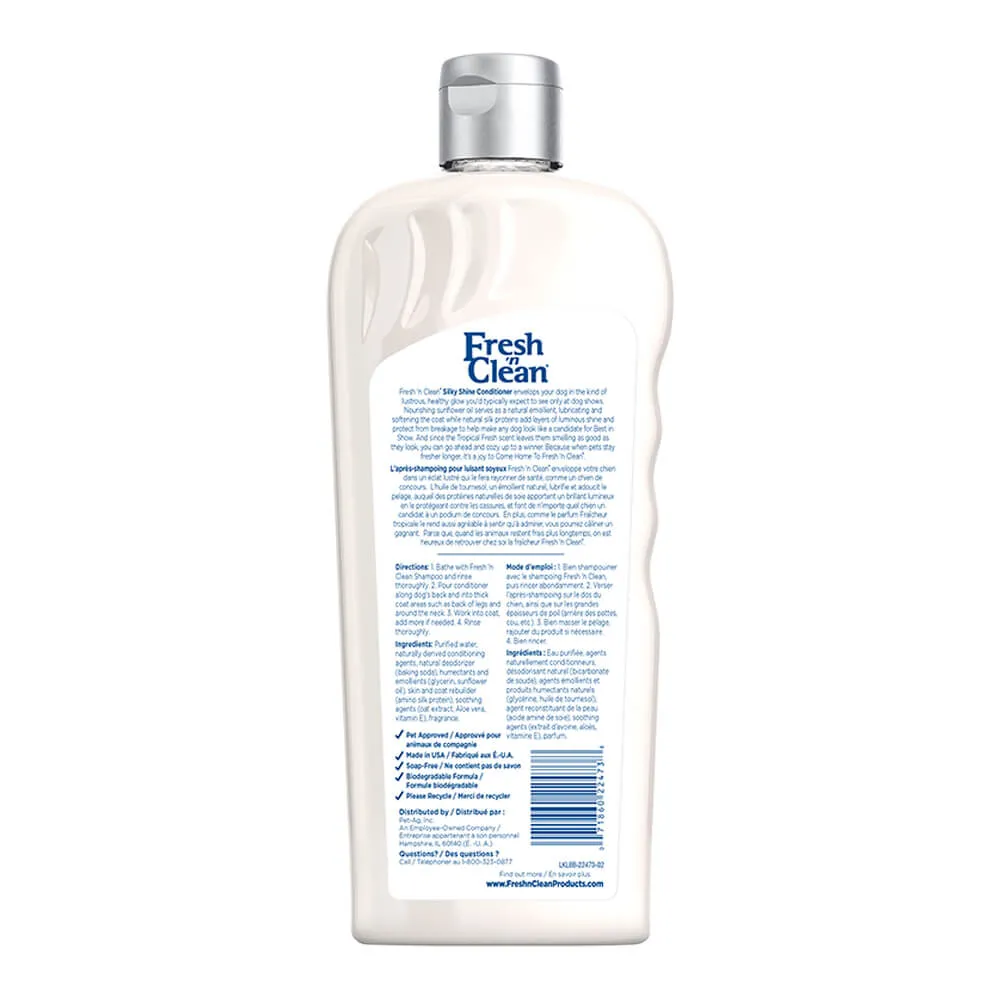 Fresh 'n Clean Silky Shine Conditioner for Dogs, 18 oz