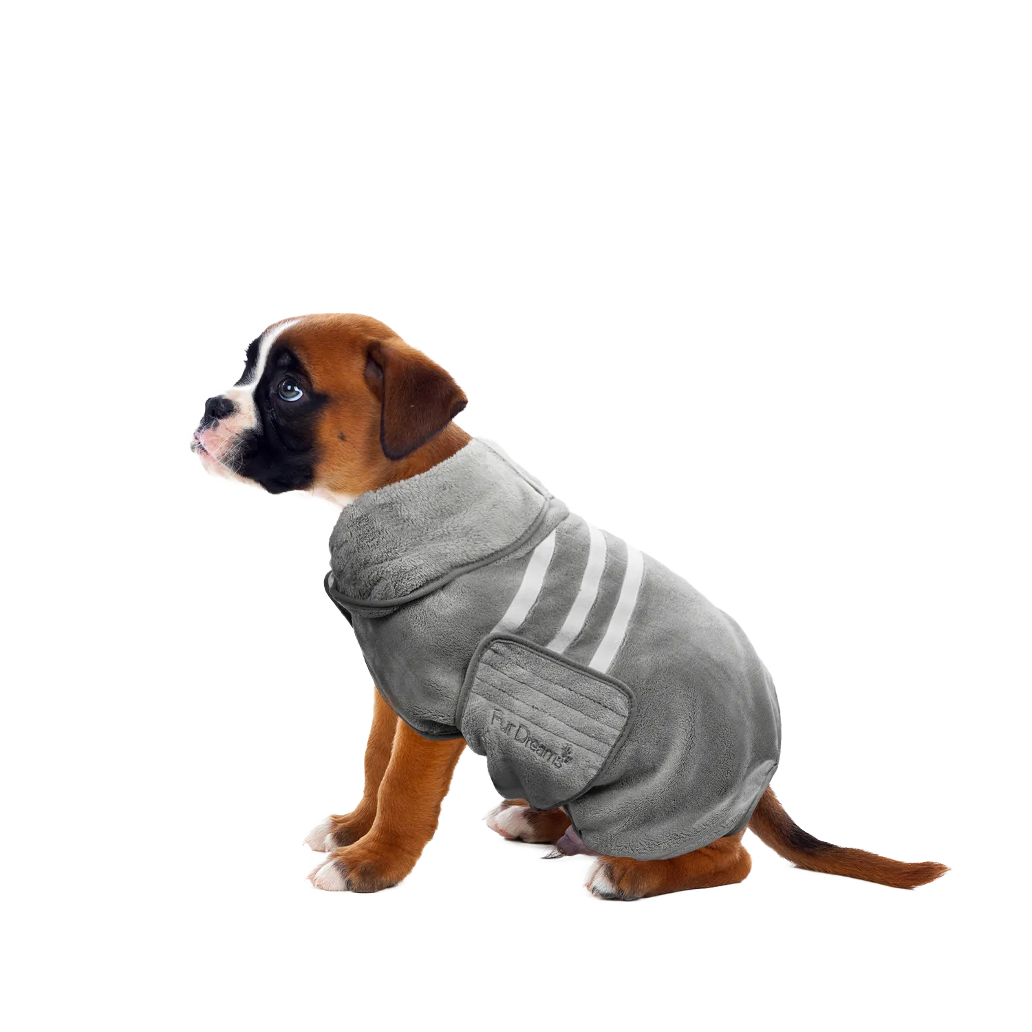 FurDreams Dog Robe - Super Absorbent & Quick-Drying Pet Towel - Soft Cozy Fabric for Comfortable Fit - Versatile Use for Home & On-The-Go Dog Bathrobe for Easy Grooming & Drying