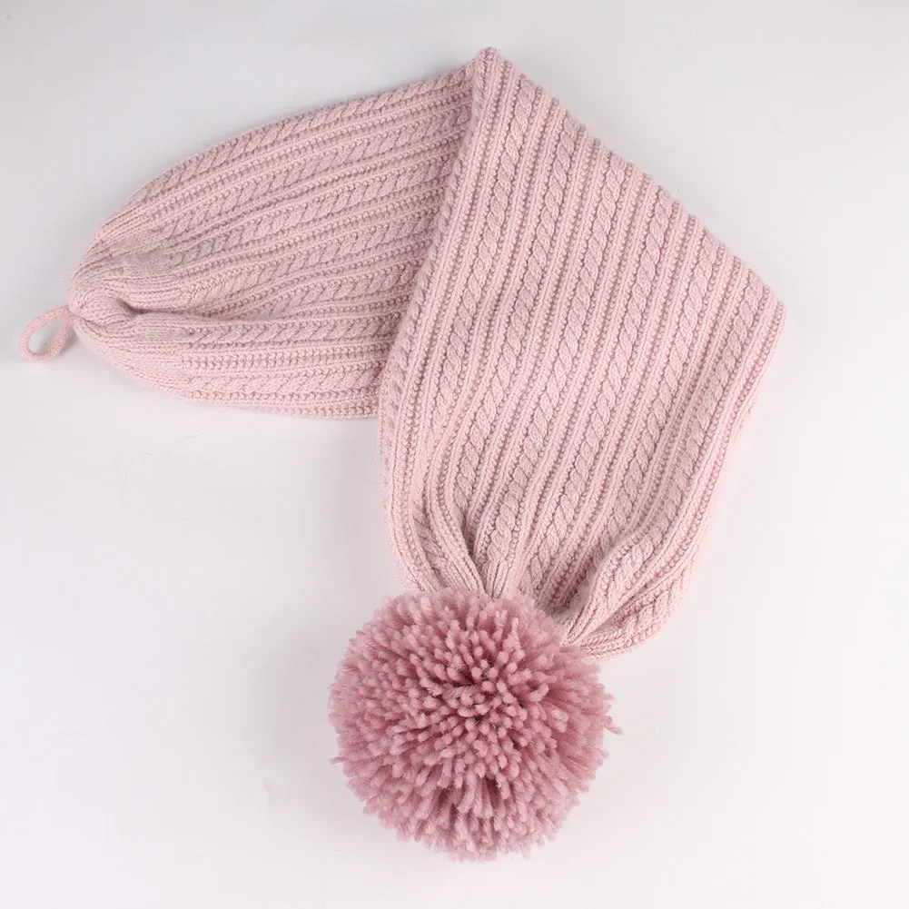 FURTALK Winter Women Real Fur Pom Pom Hat and Scarf Drop Shipping AD003