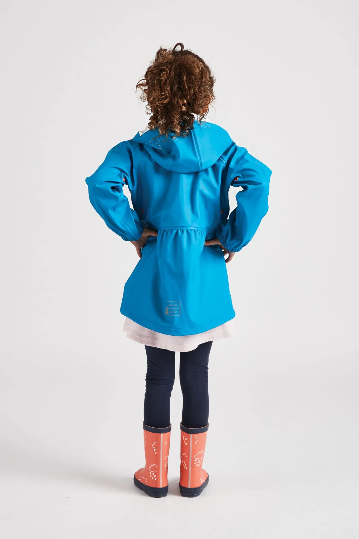 GRASS & AIR - Girls Rainster - Turquoise