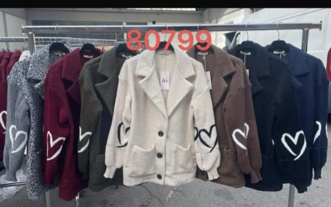 Heart Sleeve Coat