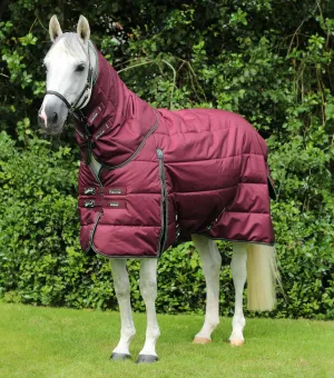 Hydra 350g Stable Rug with Neck Cover Wine