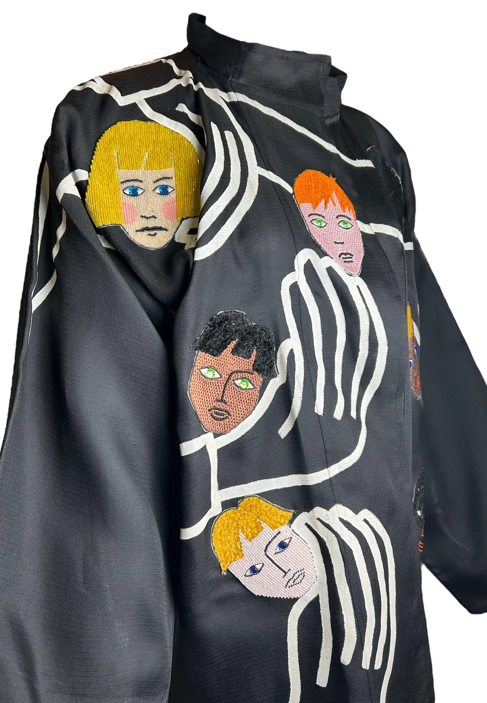 Jean-Charles de Castelbajac 1980s Unique Hands & Faces Jacket