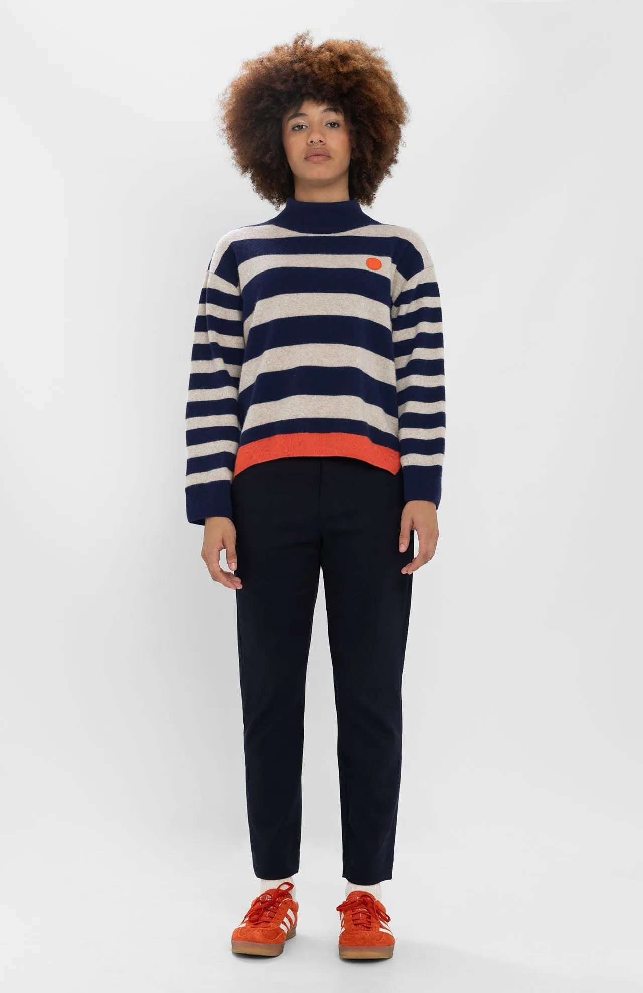 Kadabi Dot Jumper - Navy