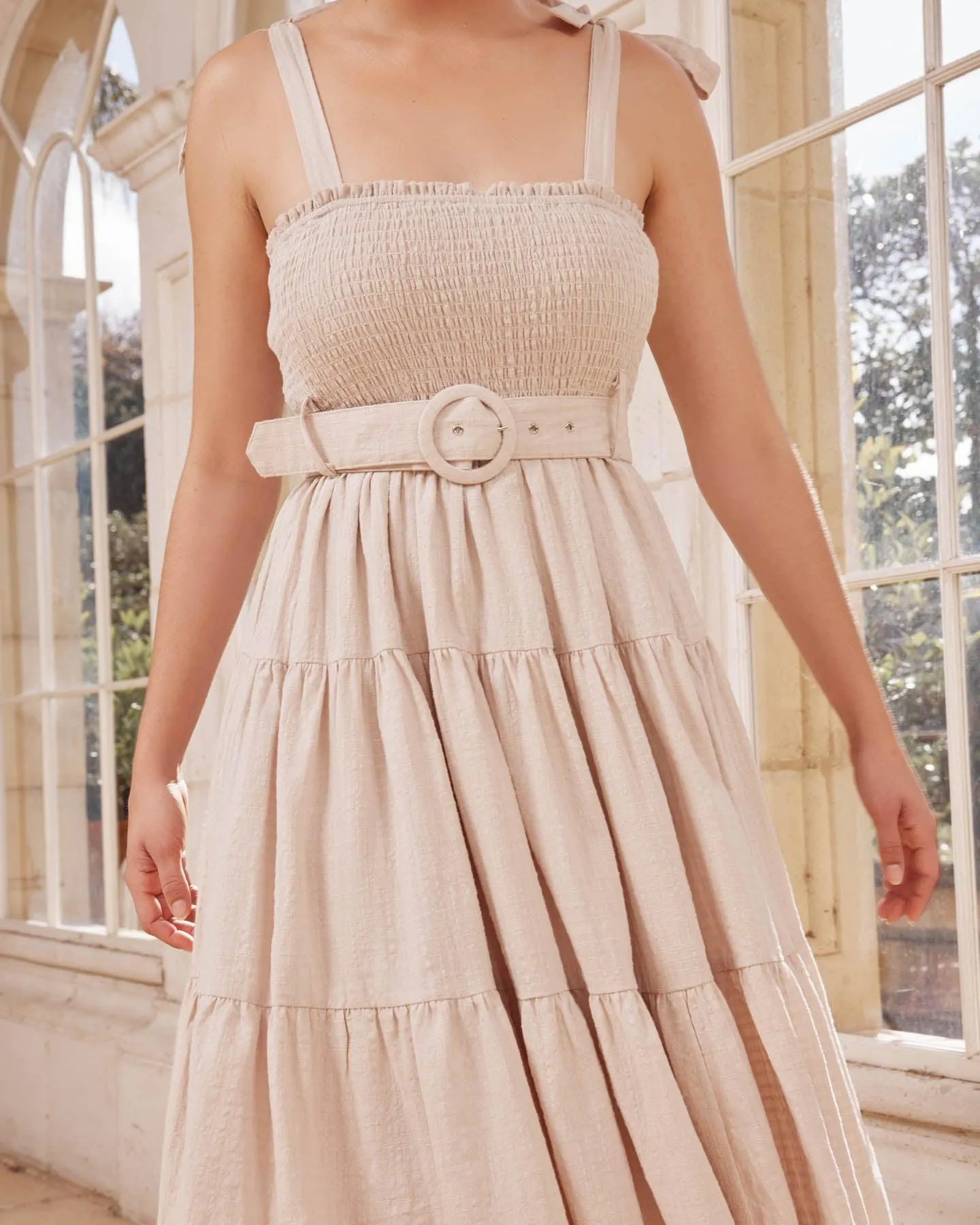 Kenzie Dress - Beige