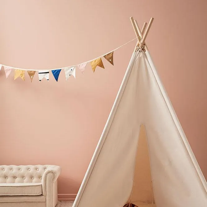 Kids Concept, Tipi Tent Off White