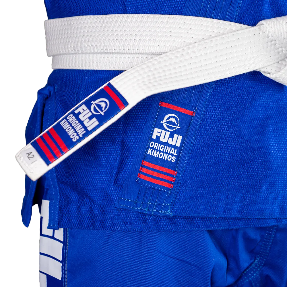 Kimono Brazilian Jiu Jitsu FUJI Baseline - Albastru (Centura Alba Inclusa)