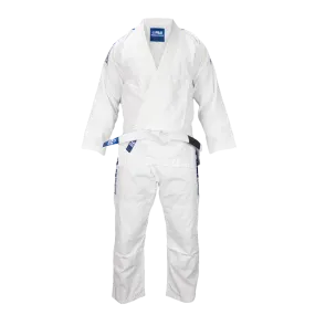 Kimono Brazilian Jiu Jitsu FUJI Baseline BJJ Gi - Alb (Centura alba inclusa)