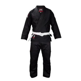 Kimono Brazilian Jiu Jitsu FUJI Baseline BJJ Gi - Negru (Centura alba inclusa)