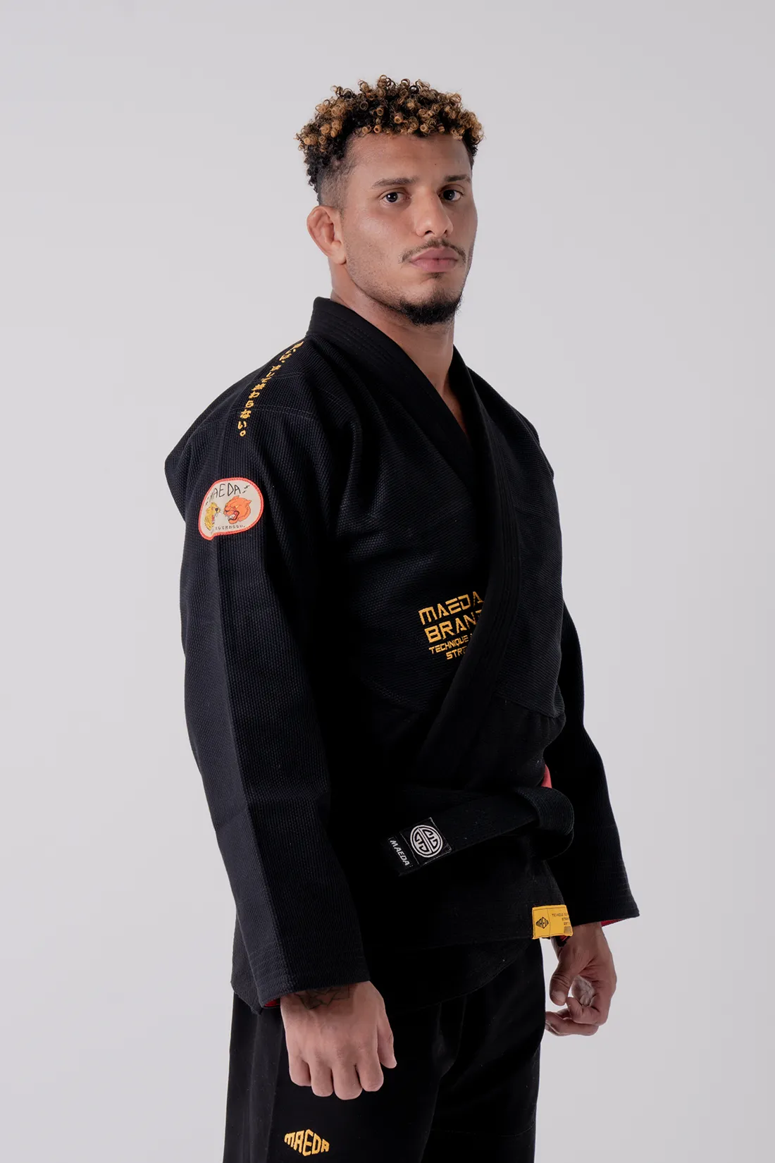 Kimono Brazilian Jiu Jitsu MAEDA Sūtsu Gi - OSS Edition - Negru