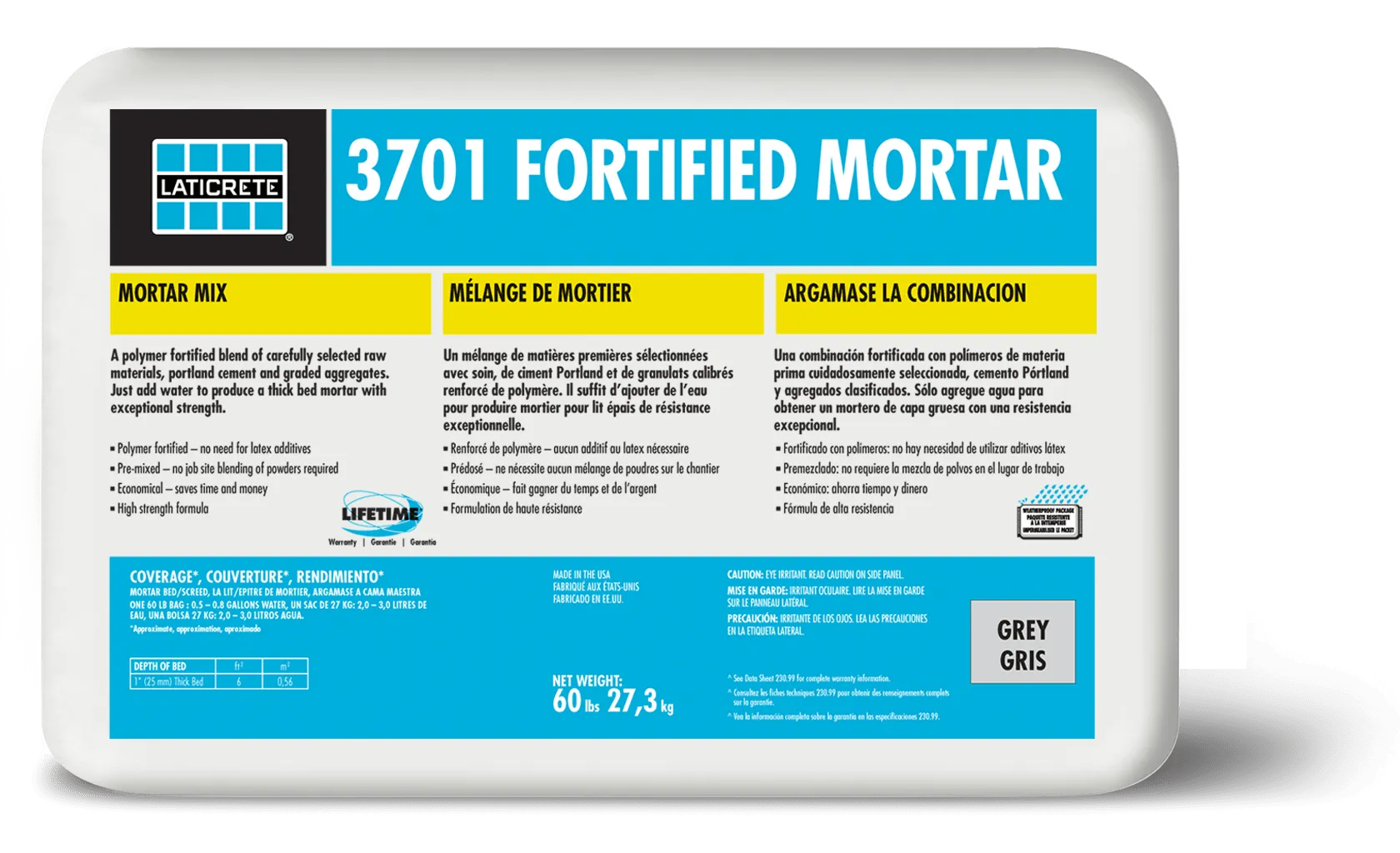 Laticrete 3701 Fortified Mortar