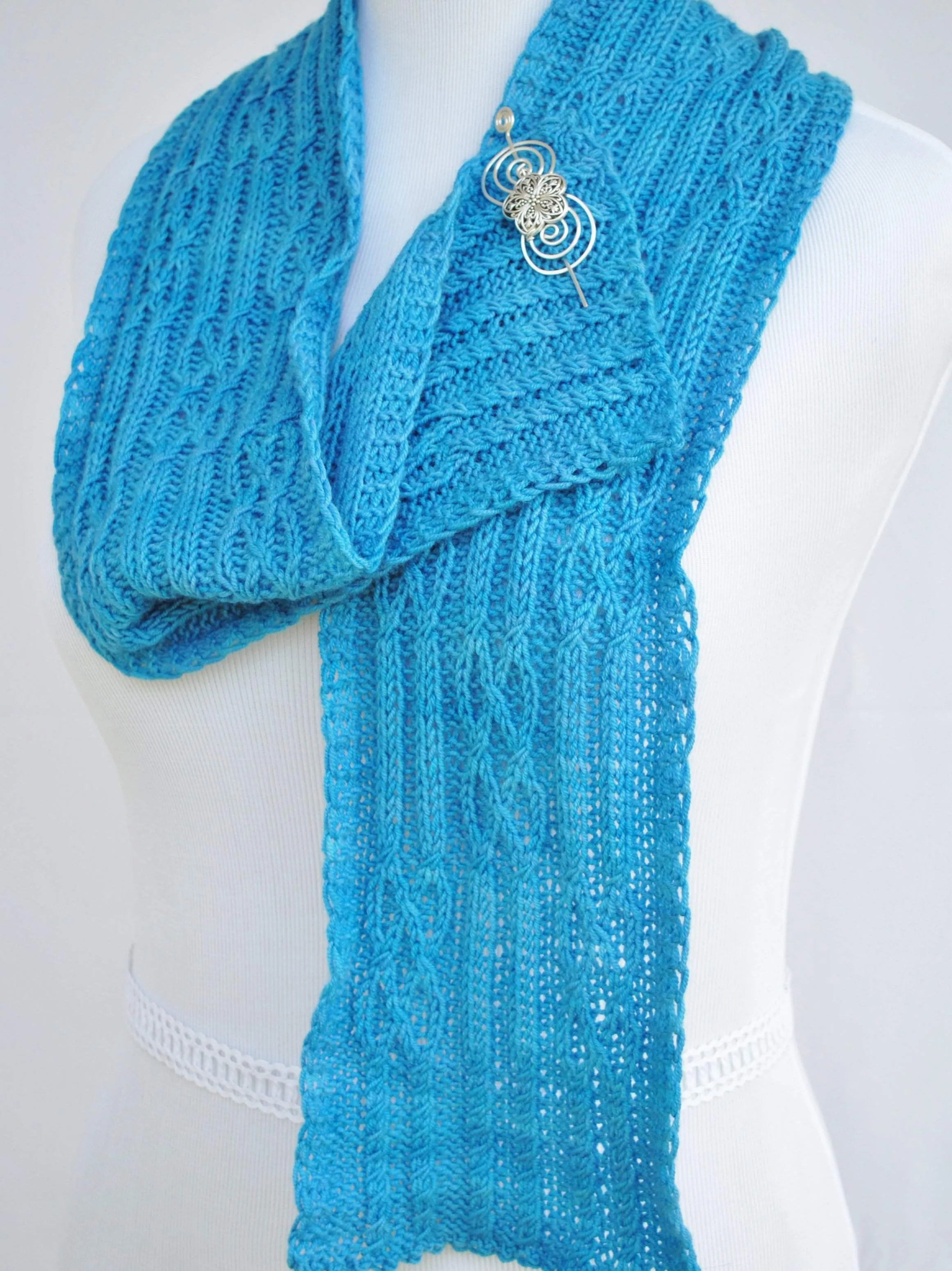 Lavant Knit Scarf Pattern PDF