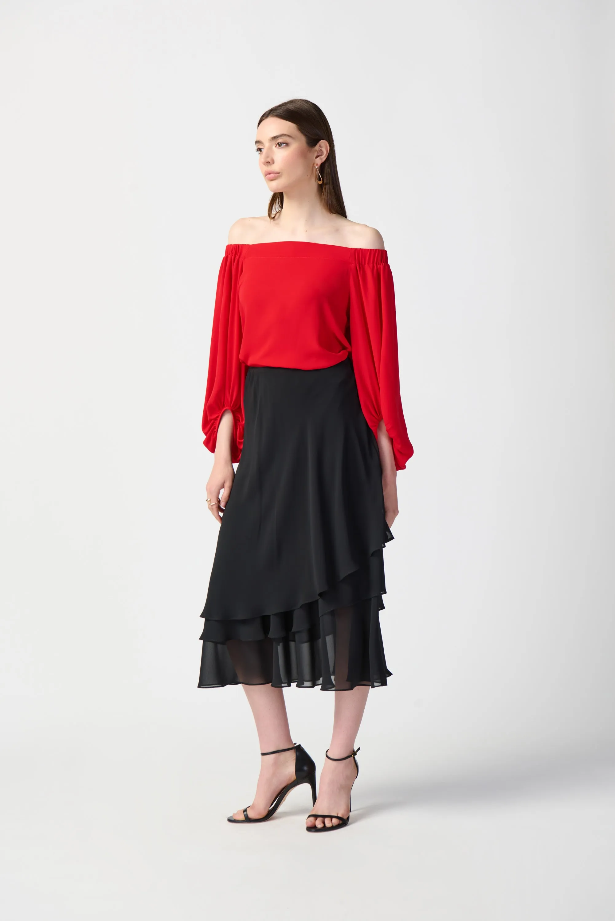 Layered Chiffon Skirt