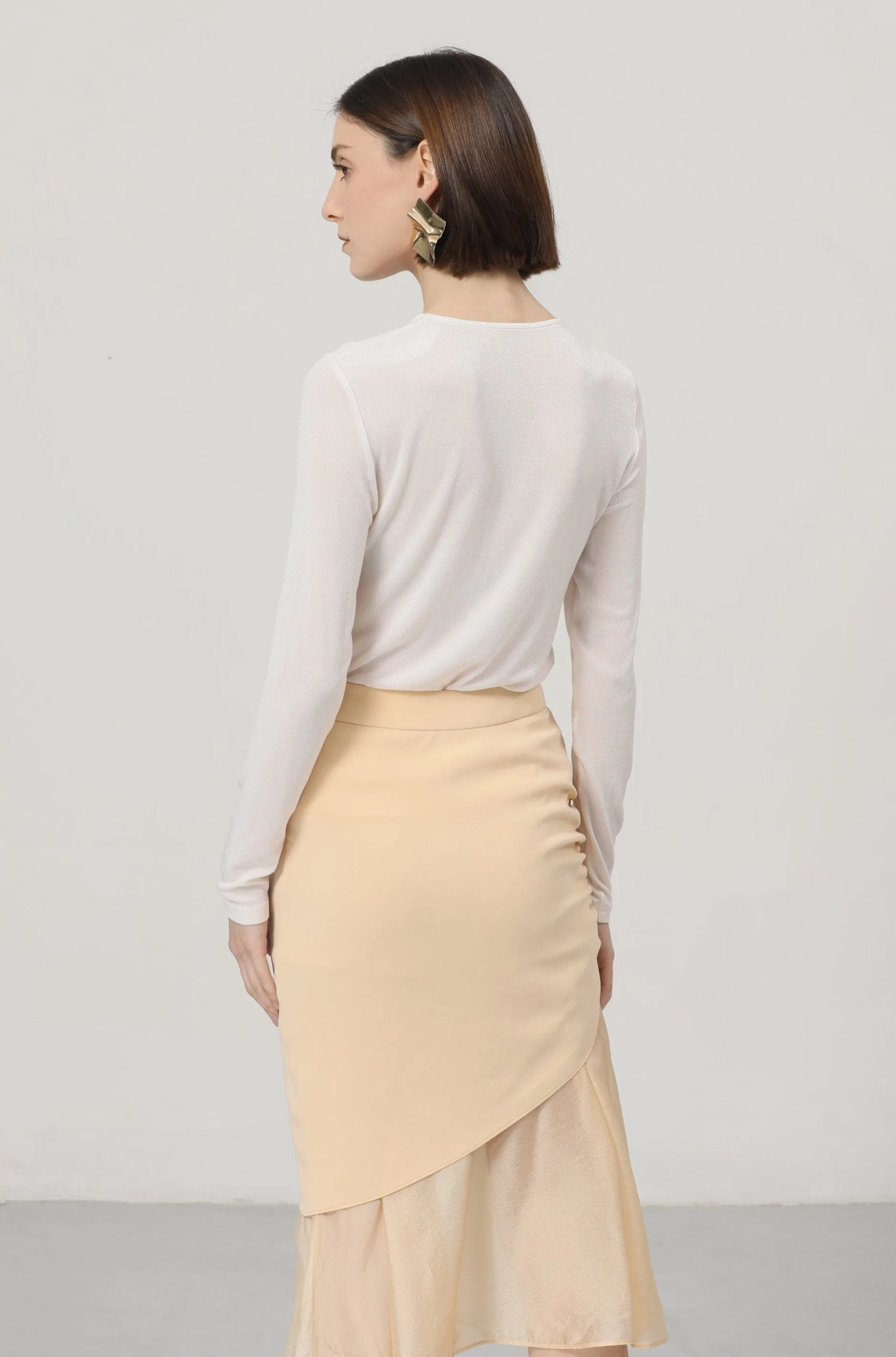 LINDONG | Mira Side Gathered Skirt