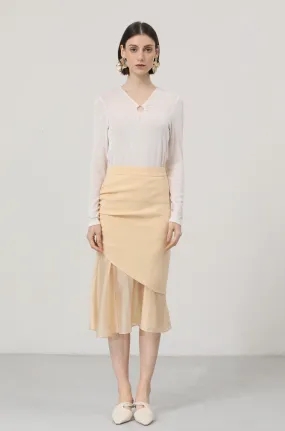 LINDONG | Mira Side Gathered Skirt