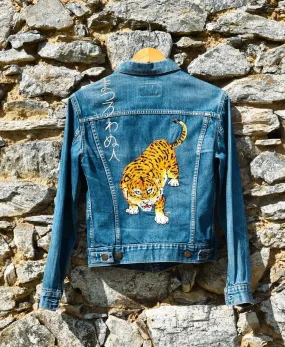 L'insoumis THE TIGER handembroidery jacket / veste Levis vintage brodée à la main (L'Insoumis en Japonais)