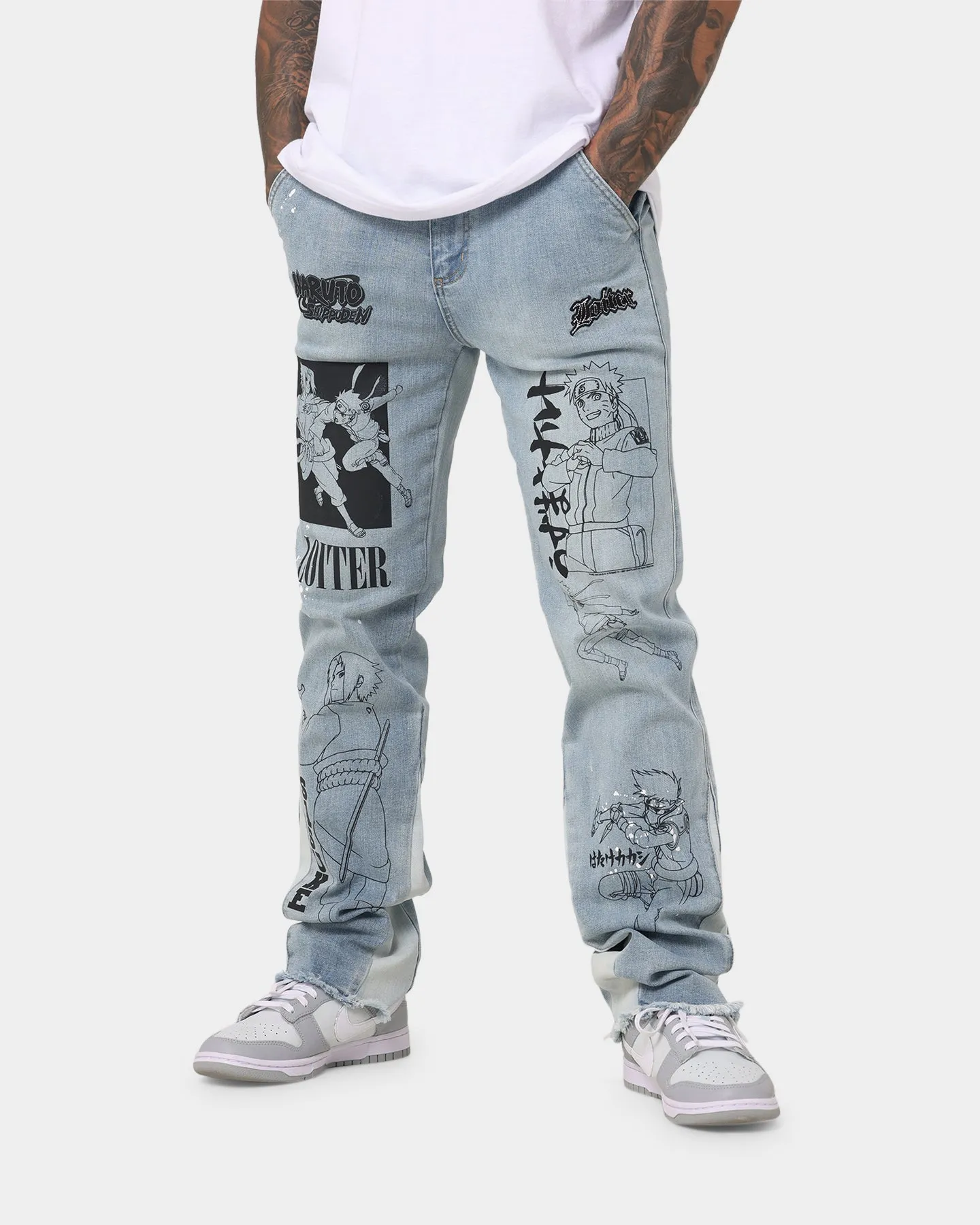 Loiter X Naruto Shippuden Jeans Vintage Blue