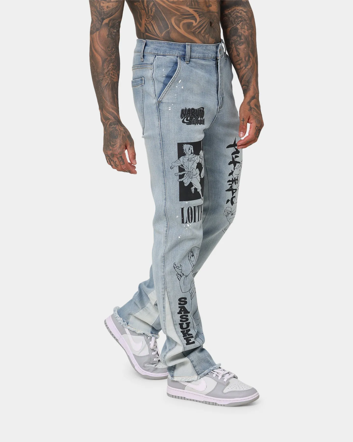 Loiter X Naruto Shippuden Jeans Vintage Blue