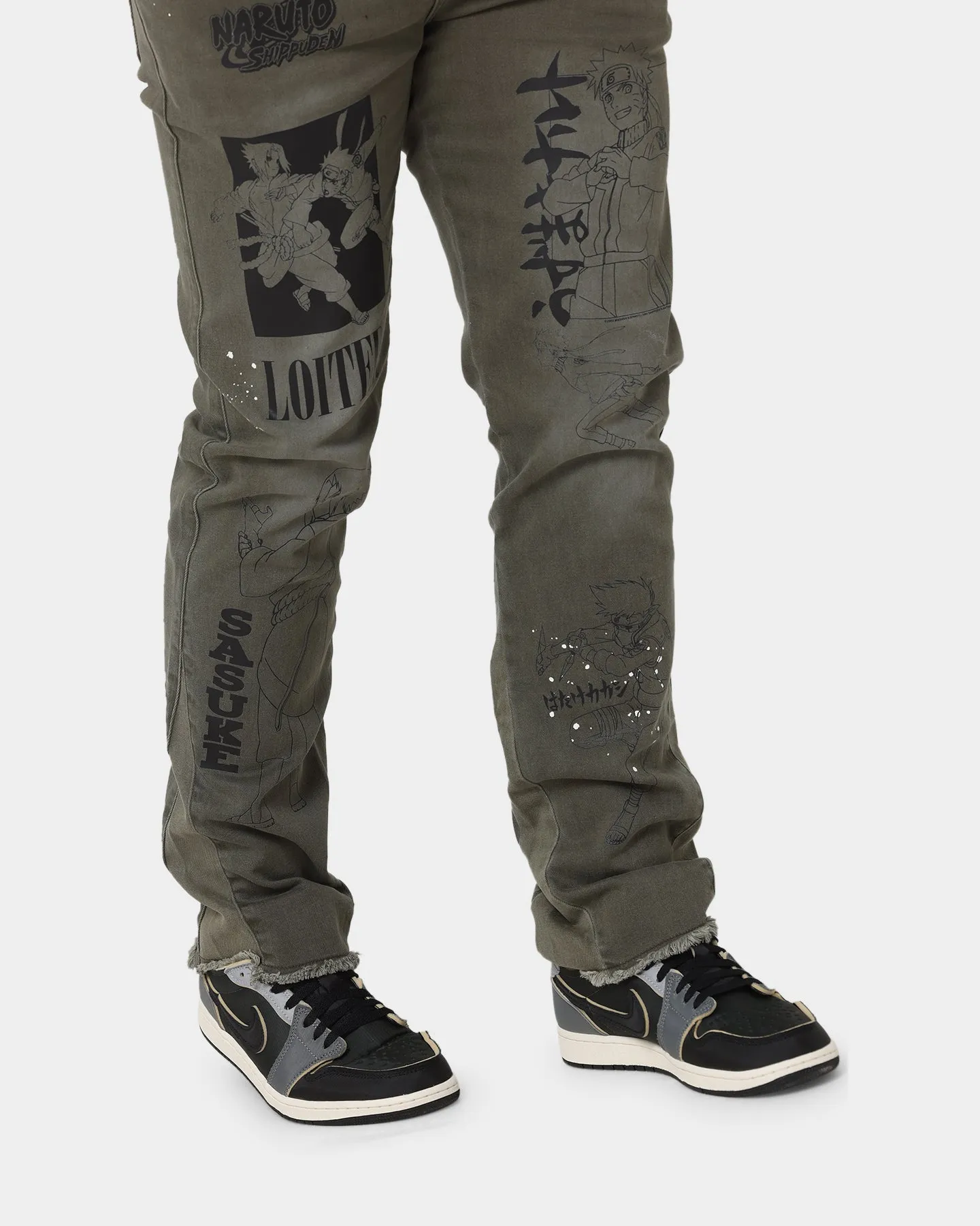 Loiter X Naruto Shippuden Jeans Vintage Khaki