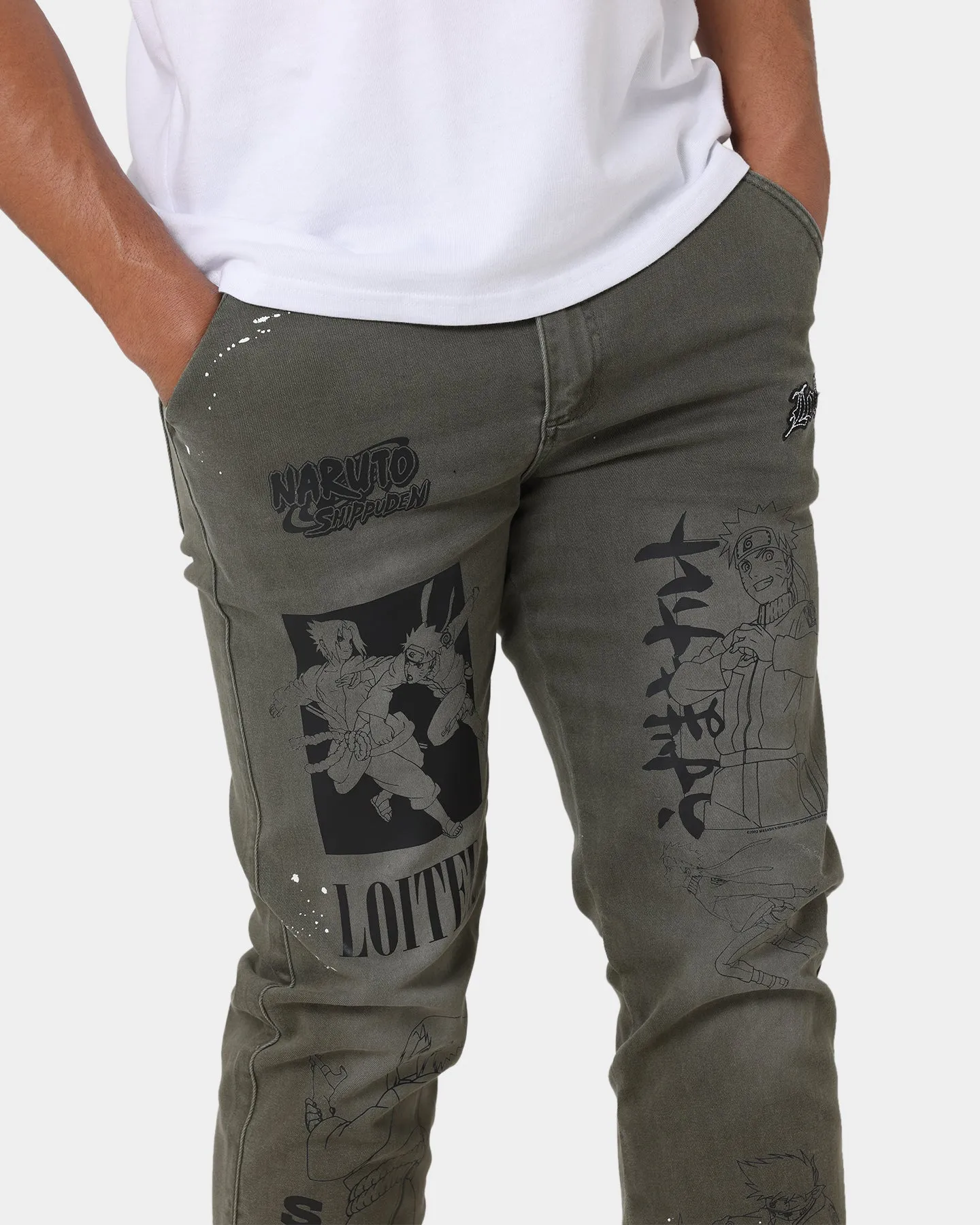 Loiter X Naruto Shippuden Jeans Vintage Khaki