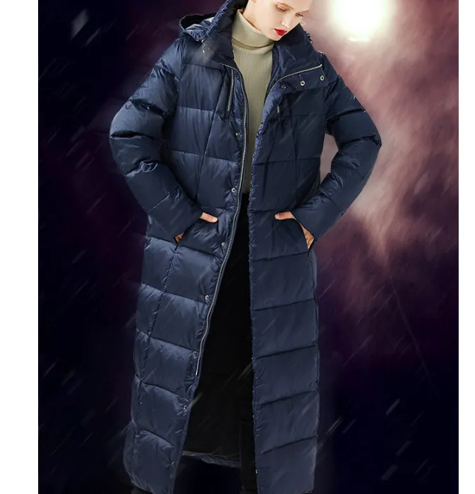 Long Hooded Women Loose Winter Jacket Winter Women Down Coat BC1008