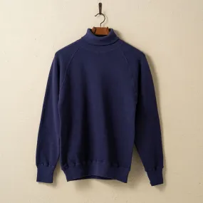 lot.86013 "LOOP WHEEL”TURTLENECK SWEAT SHIRTS<NAVY>