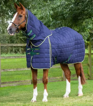 Lucanta 450g Stable Rug with Neck Cover Navy