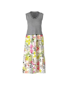 Marc Cain Sleeveless Mix Print Dress