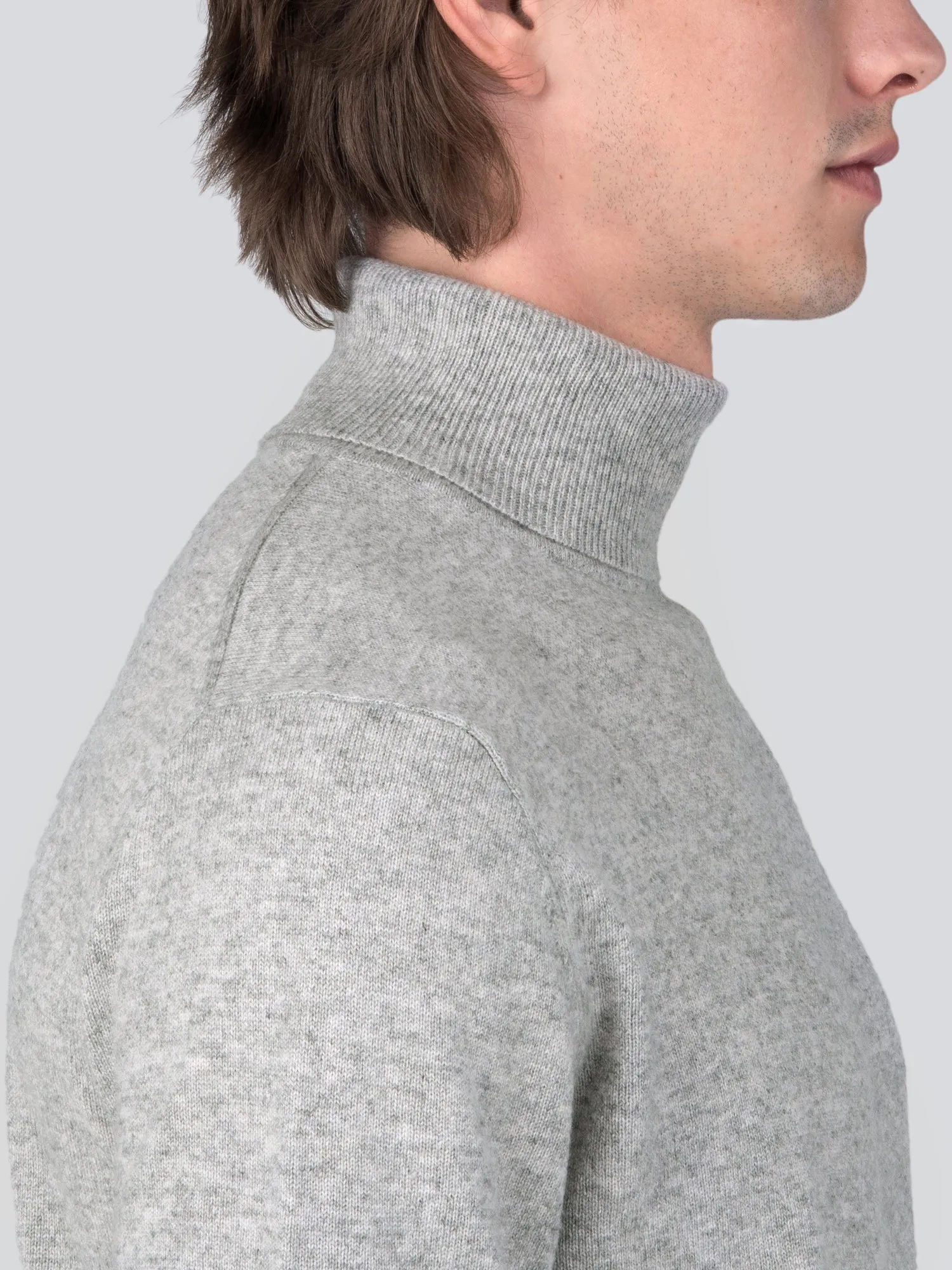 Men Turtleneck Sweater_CB_Light Grey/Navy