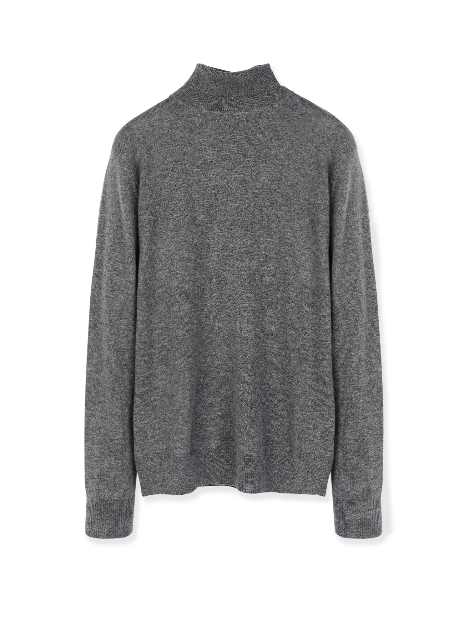 Men Turtleneck Sweater_Grey