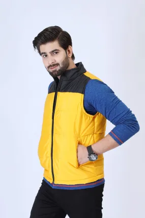 Men's Panelled Sleeveless Jacket