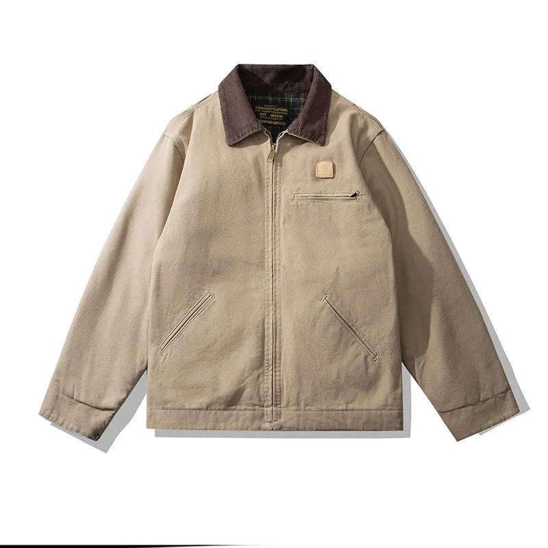 Men's Winter Canvas Thickened Jacket