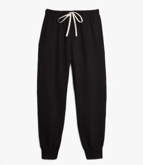 Merz b. Schwanen 359 Classic Loopwheel Sweatpant - Deep Black