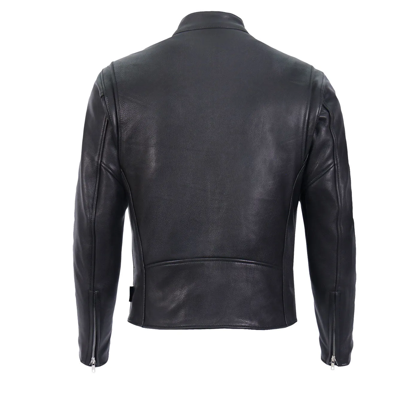 Milwaukee Leather USA MADE MLJKM5006 Men's Black 'Rumble' Premium Leather Motorcycle Jacket