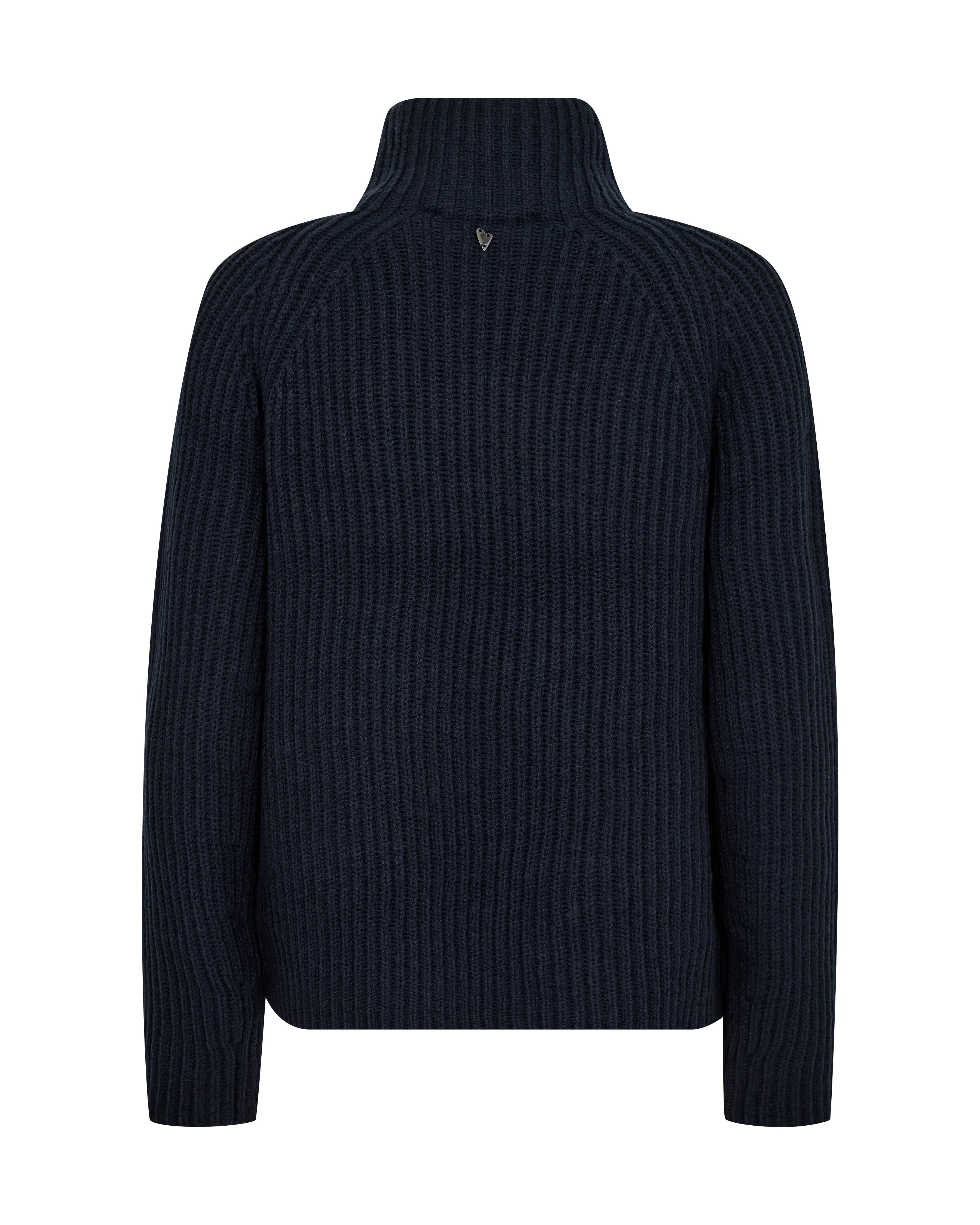 MMThyra Highneck Knit Salute Navy