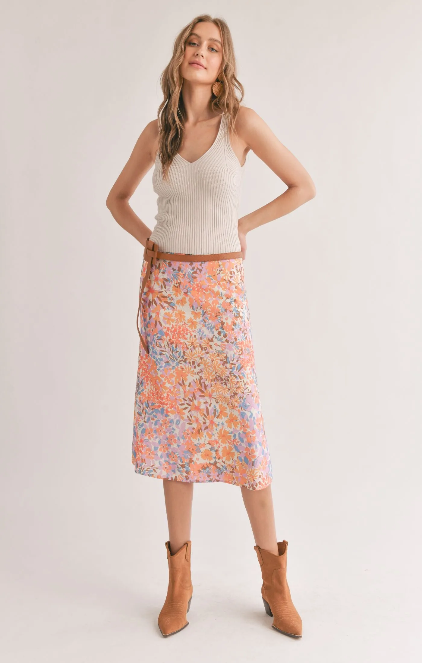 Moonscapes Midi Skirt