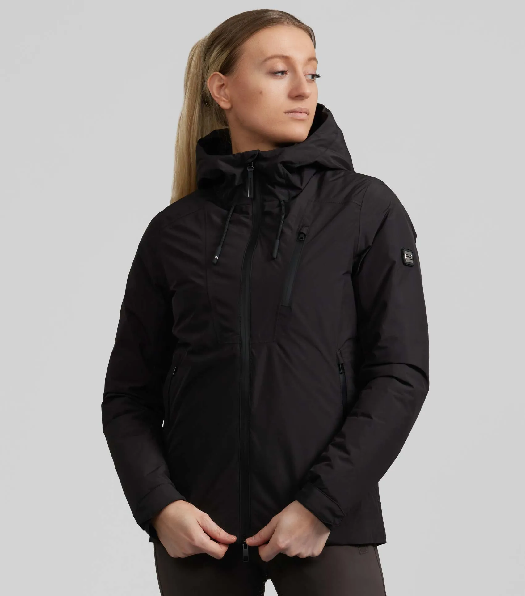 Motet Ladies Waterproof Jacket Graphite Black