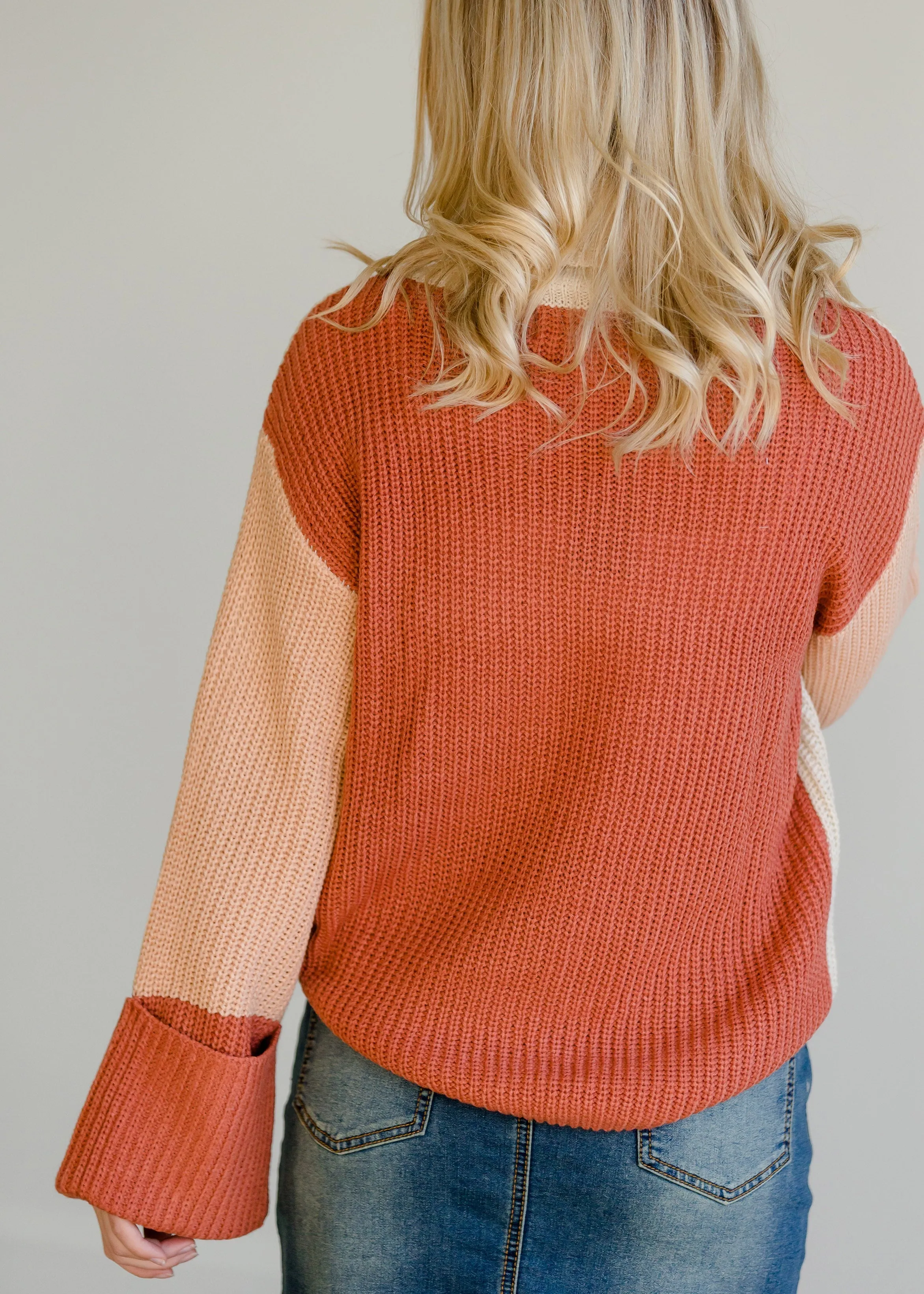 Multi Color Turtleneck Sweater - FINAL SALE