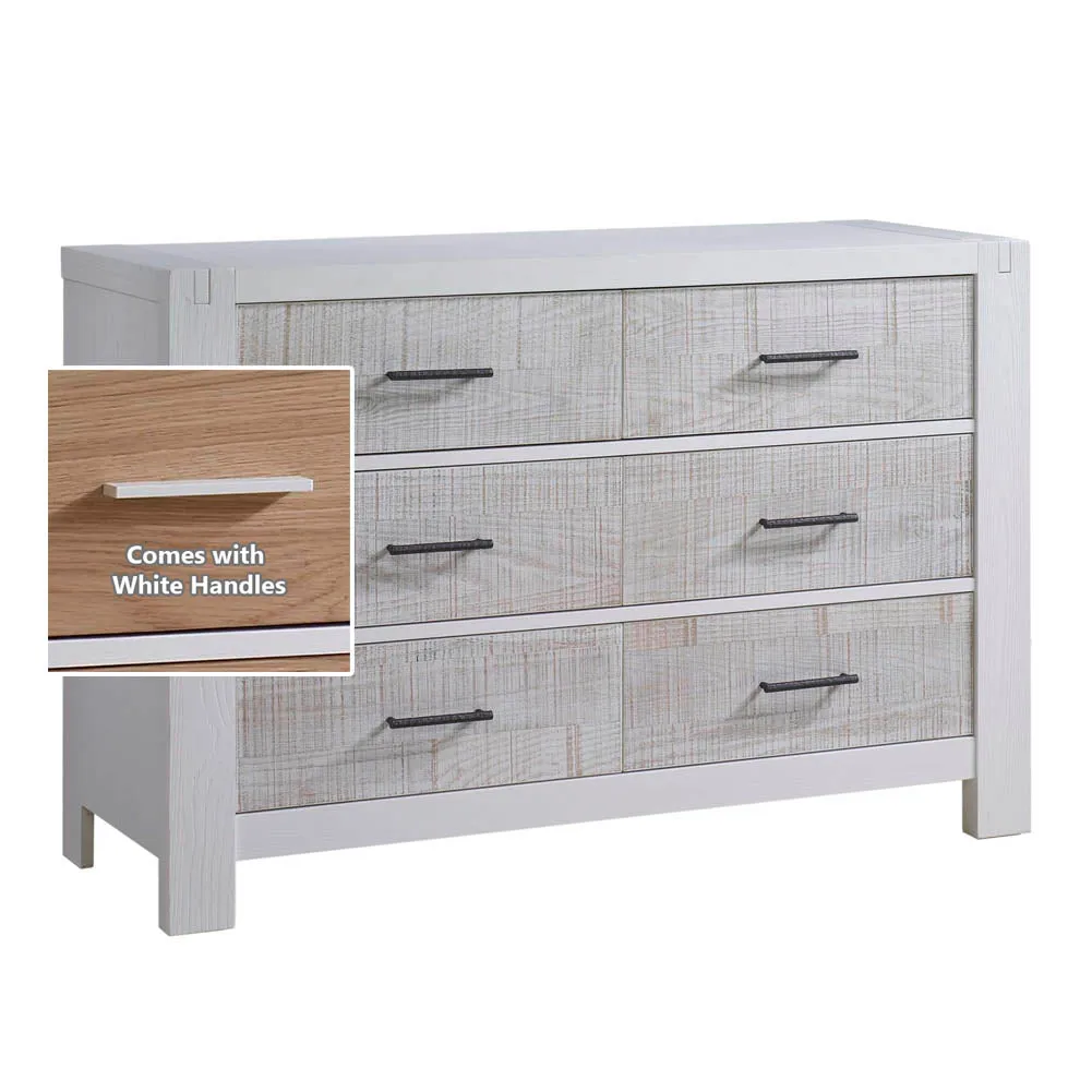 Natart Rustico Moderno Double Dresser