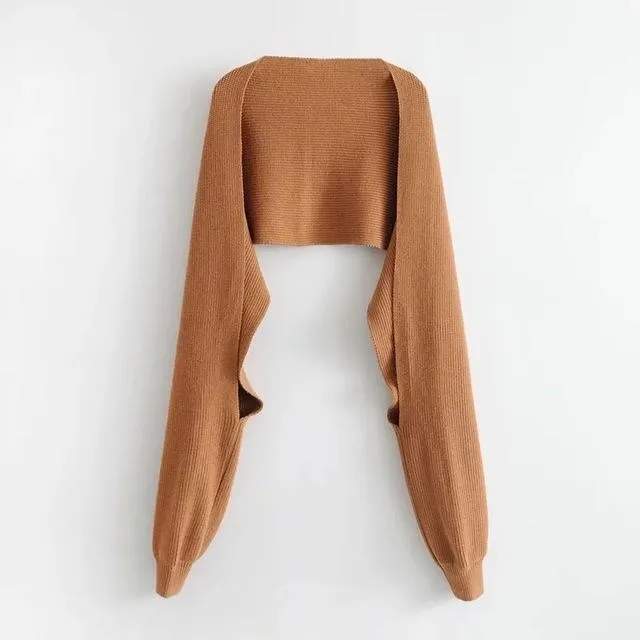 Nayth Sleeve Scarf - Camel