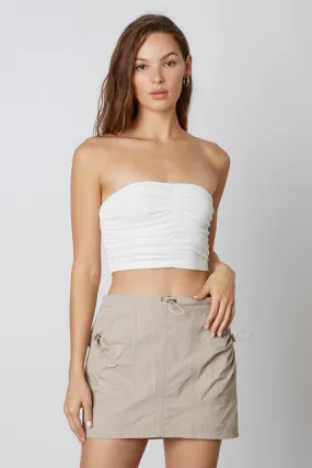 Nylon Cargo Skirt