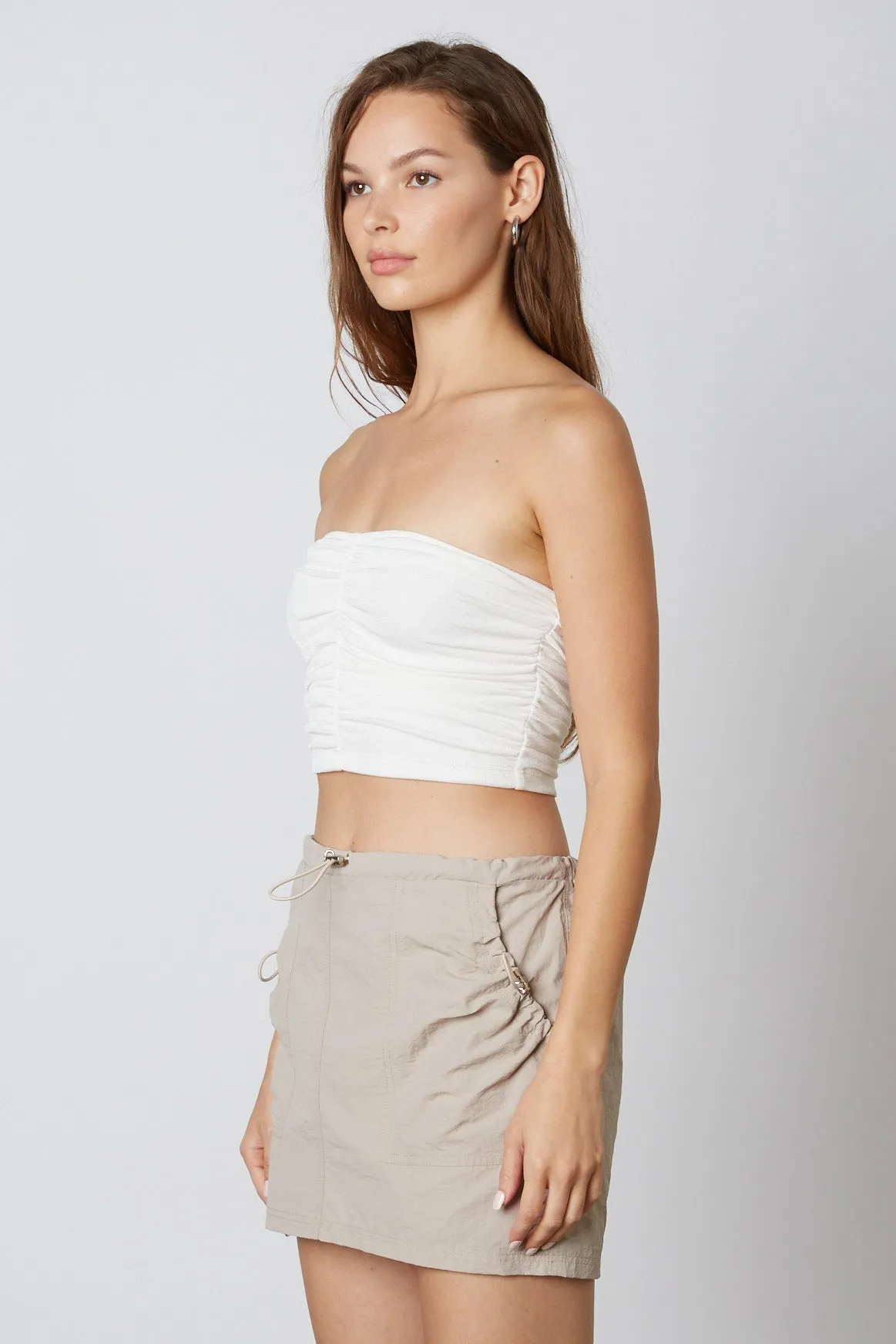 Nylon Cargo Skirt