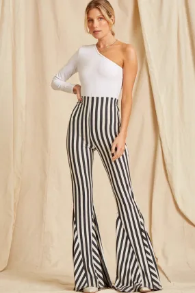 Paige Striped Bell Bottoms