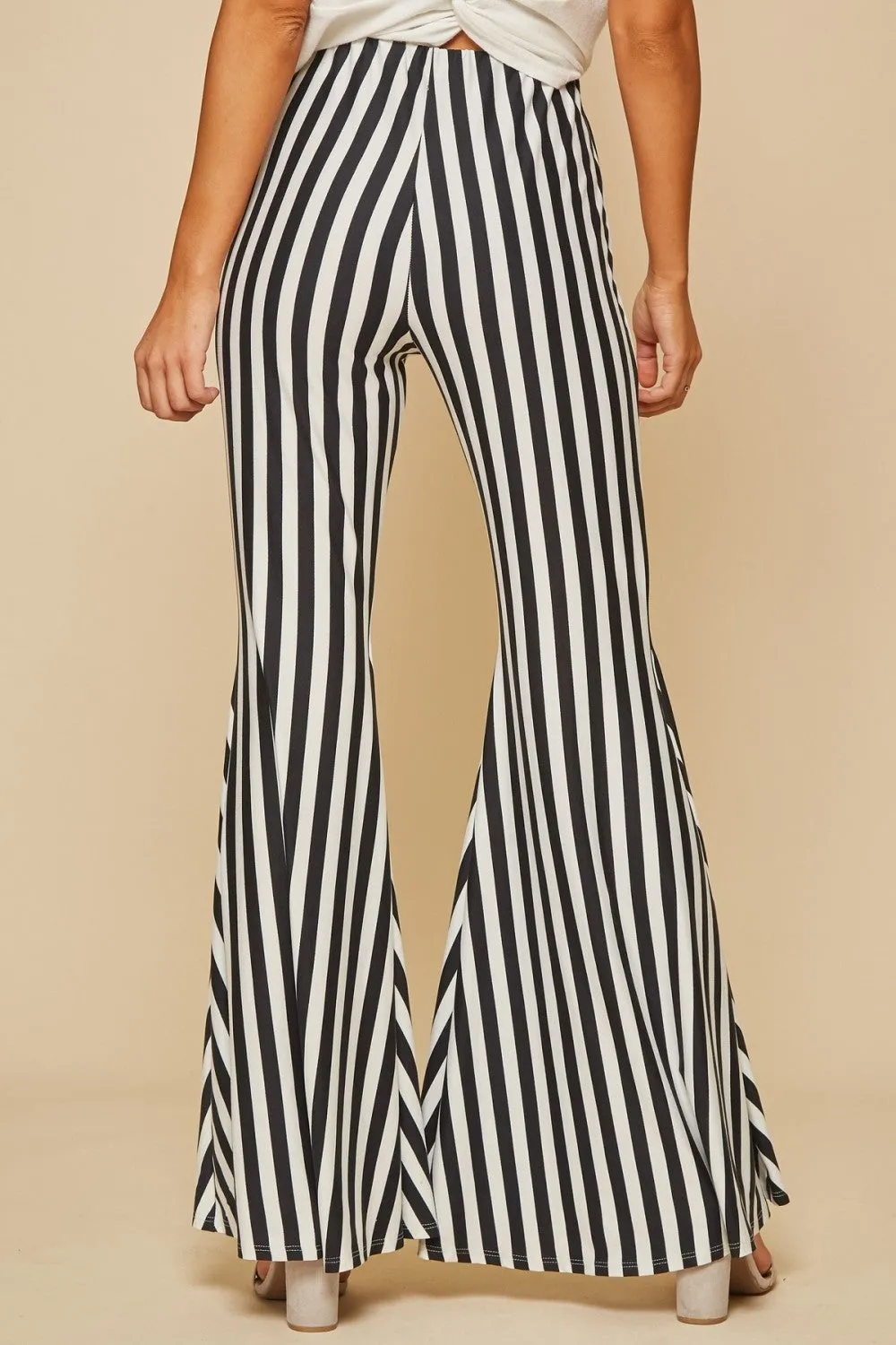 Paige Striped Bell Bottoms