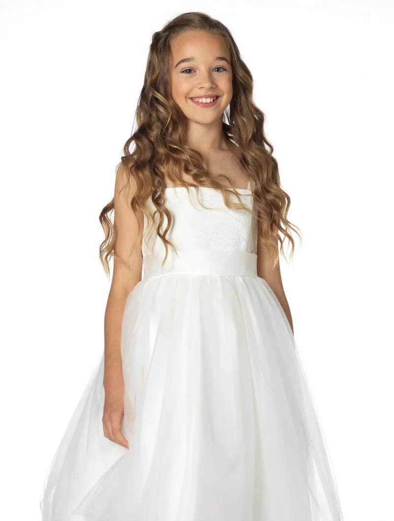 Paisley of London Collection - All Ivory Flower Girls Dress