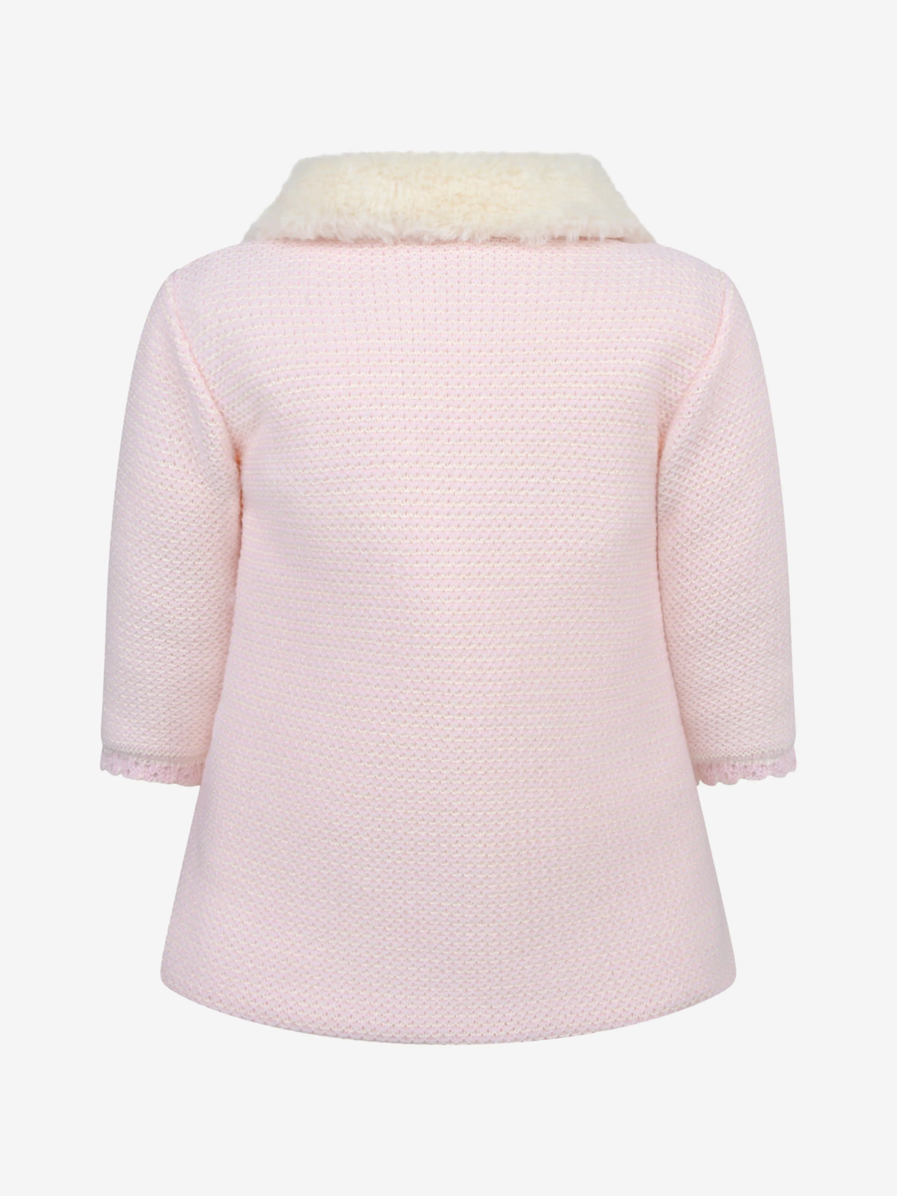 Paz Rodriguez Baby Girls Knitted Wool Blend Coat